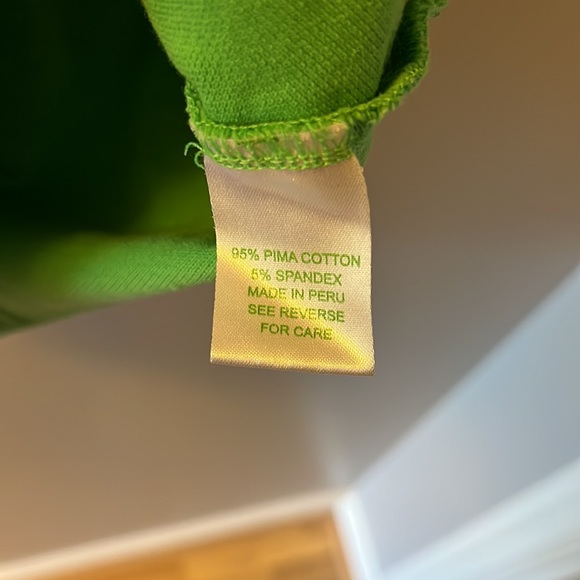 Lilly Pulitzer Resort Polo Shirt (Green, Size M) - Picture 4 of 8